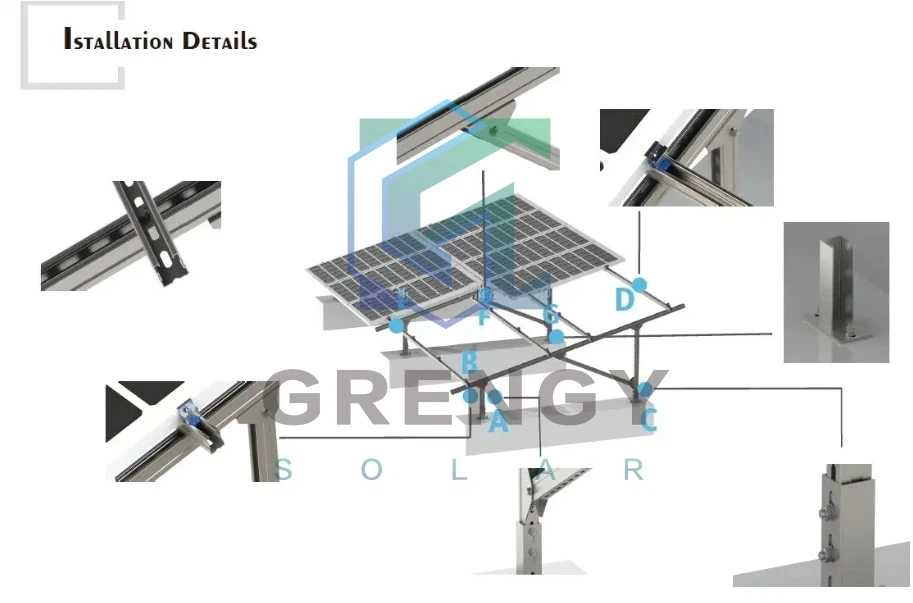 Fixed Tilt Solar Mounting Racks Fixed Tilt Solar Mounting Racks