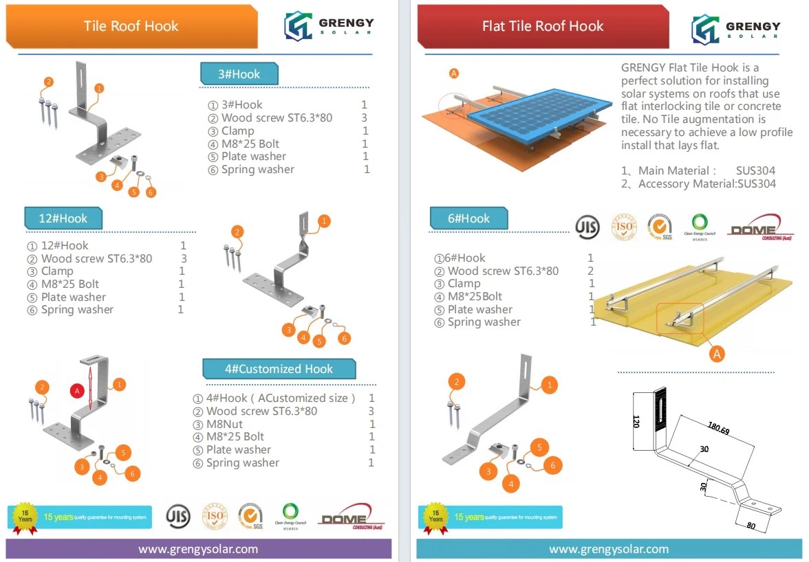 Tile Roof Solar Mount Kits 8 Tile Roof Solar Mount Kits 8
