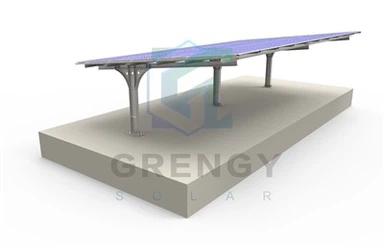 โรงเก็บพลังงานแสงอาทิตย์ HDG Steel / Aluminium แบบกำหนดเอง