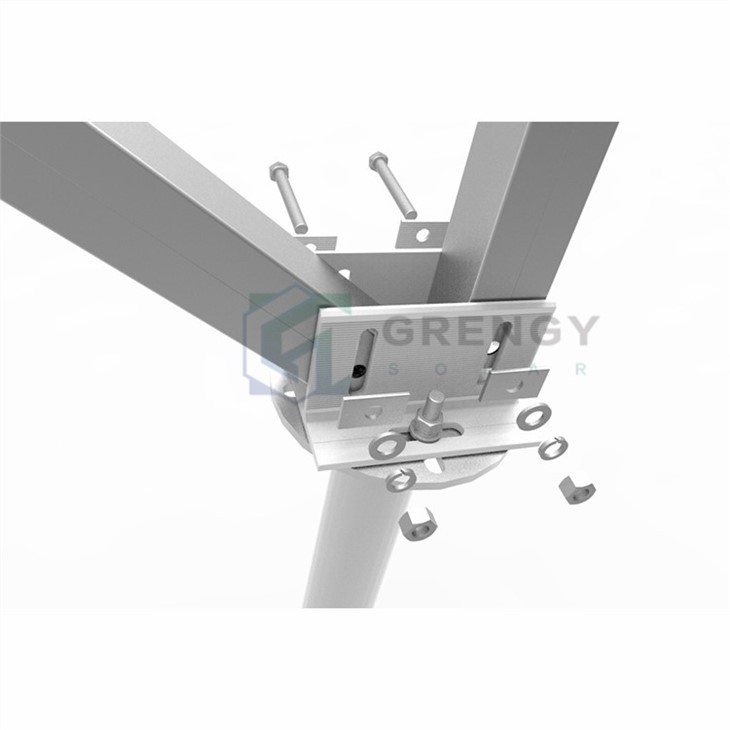 Double Column Solar Ground Mounting System