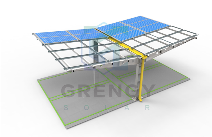 Water Proof Solar Carport Mounting Rack