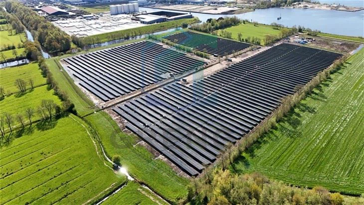 Ground Galvanized Steel Profile Solar Panel Mounting Structure Single Section HDG Steel