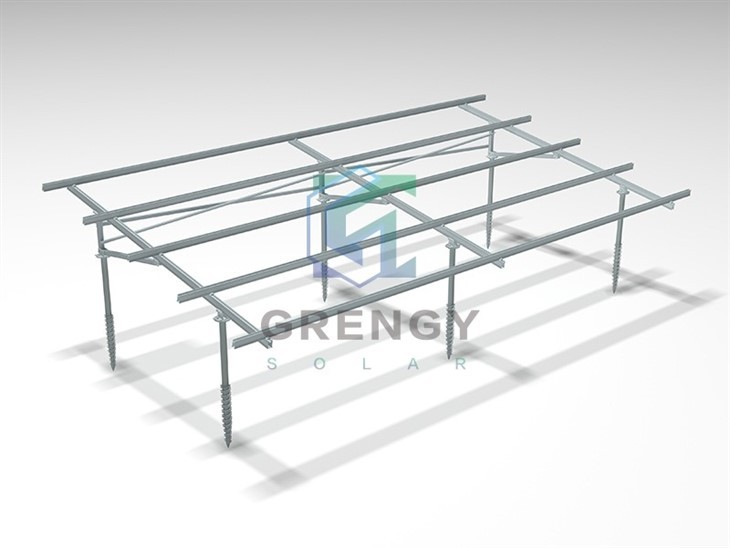 Hot Dip Galvanized Steel Solar Mounting Structure