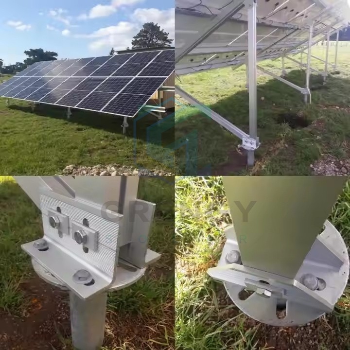 PV Foundation Post Ground Screw Anchor Solar Mounting