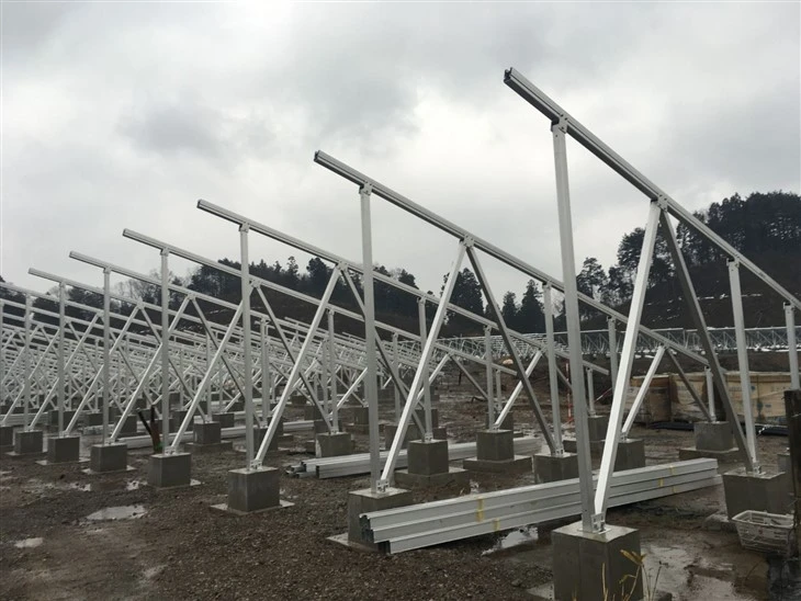Solar Concrete Roof Mounts For PV Modules