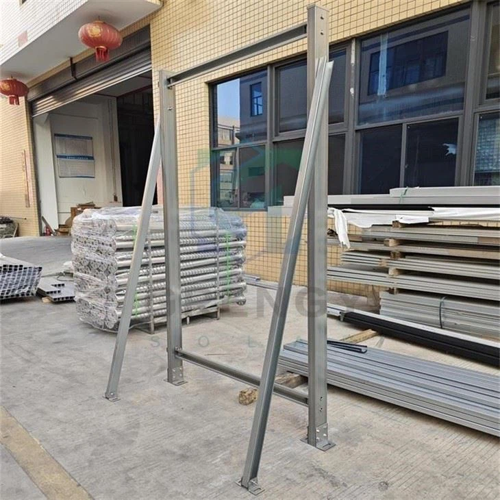 ZAM Steel Solar Brackets With Helical Piles